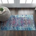 thumbnail image 6 of Nourison Vintage Kashan Persian Blue 2' x 4' Area Rug, (2x4), 6 of 8