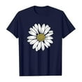 thumbnail image 2 of Little Girls Clothes 12-13 Years Preppy Clothes Short Sleeve T-Shirt Summer Clothes Trendy Girls Fans Gift Tops Navy, 2 of 6