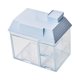 thumbnail image 2 of Lindo Organizador de Caja de Almacenamiento de Escrito en Forma de Casa, Contenedor de Plástico Único para Papelería de Maquillaje Con Múltiples Compartimos Con Textura, 2 of 7