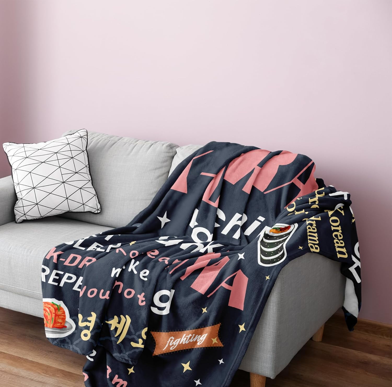 Korean Drama Gifts Korean Gifts for Women K Drama Gifts for Women Kdrama Merch K Drama Korean Drama Blanket 60x50in Korean Blanket K Pop Gifts Teen Girl