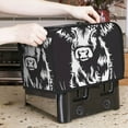 thumbnail image 7 of Haiem Floral Cow Silhouette Print Toaster Covers 2 Slice Wide Slot,Bread Dust Cover & Fingerprint Protection,Bread Machine Cover,Appliance Covers, 7 of 7