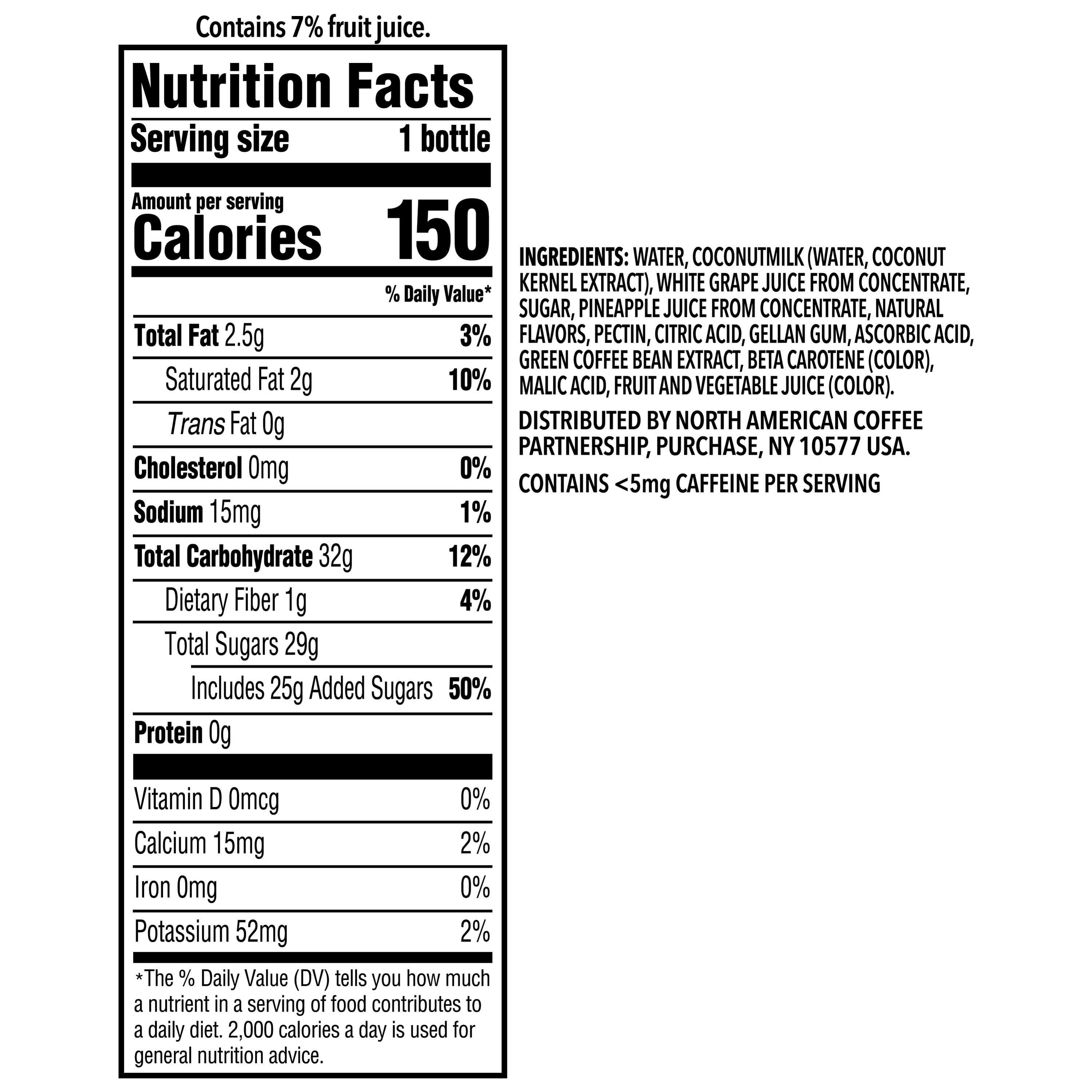 (2 pack) PR Starbucks Paradise Drink Pineapple Passionfruit with Coconut Milk, 14 fl oz Bottle