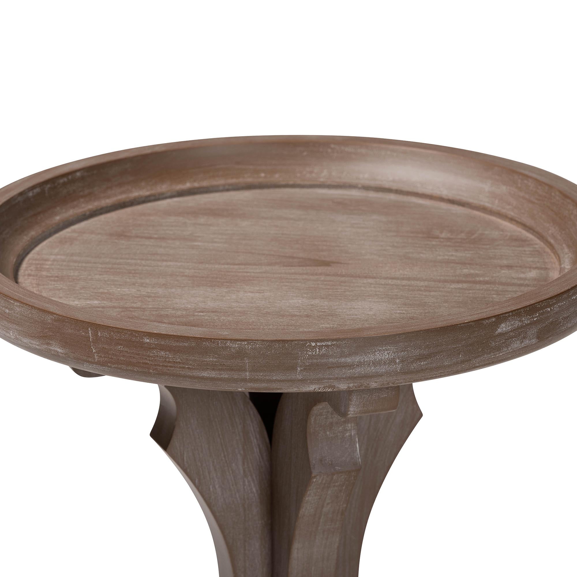Baxton Studio Westlyn French Country End Table, Antique Brown