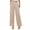 Beige, variant on Utoimkio Toddler Girls Wide Leg Dress Pants Casual Loose Trousers with Pockets for Kids
