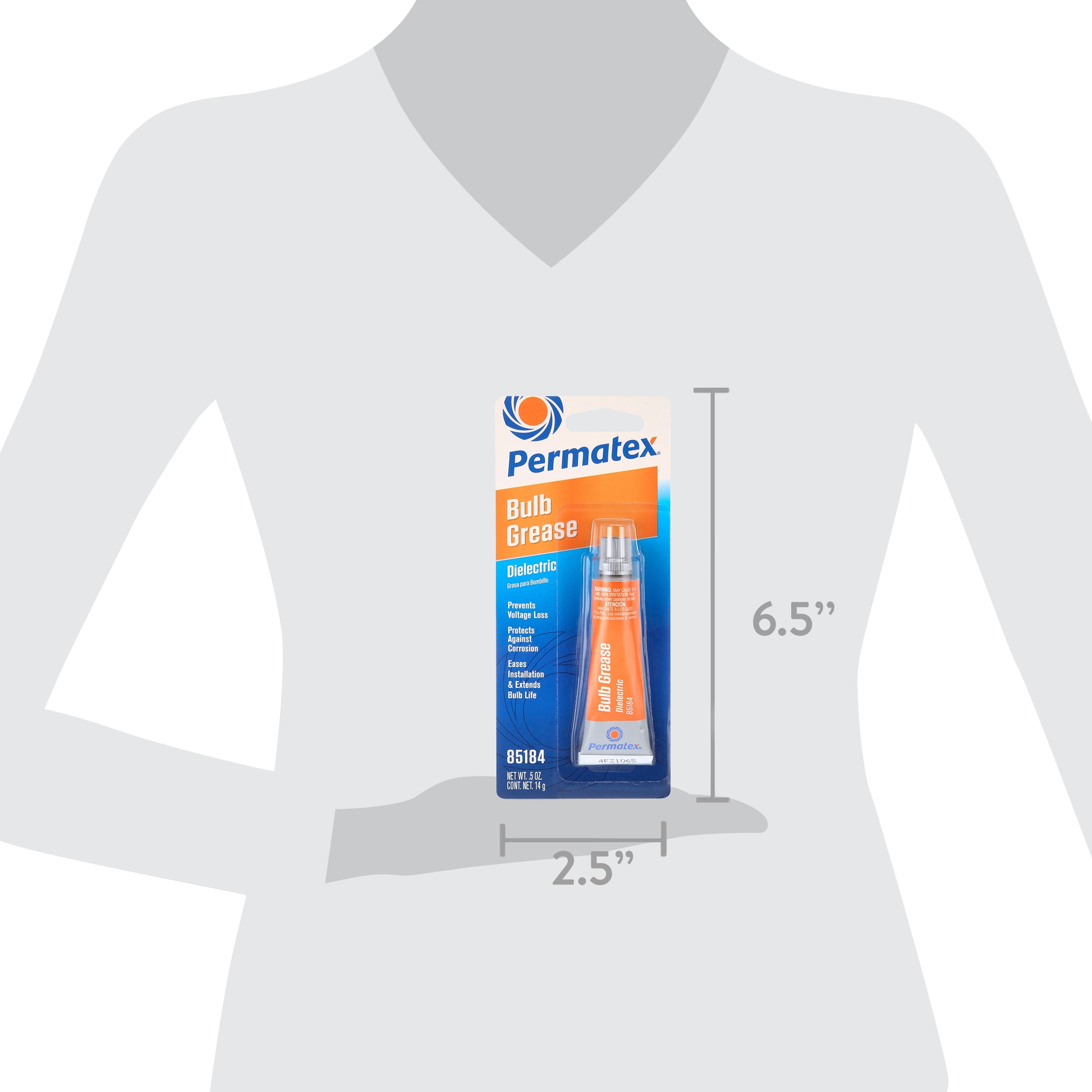 Permatex 85184 Bulb Grease Protects Electrical Connections, .5 Oz - Walmart Supplies