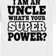 thumbnail image 3 of Instant Message - What's Your Super Power - Men's Short Sleeve Graphic T-Shirt, 3 of 6