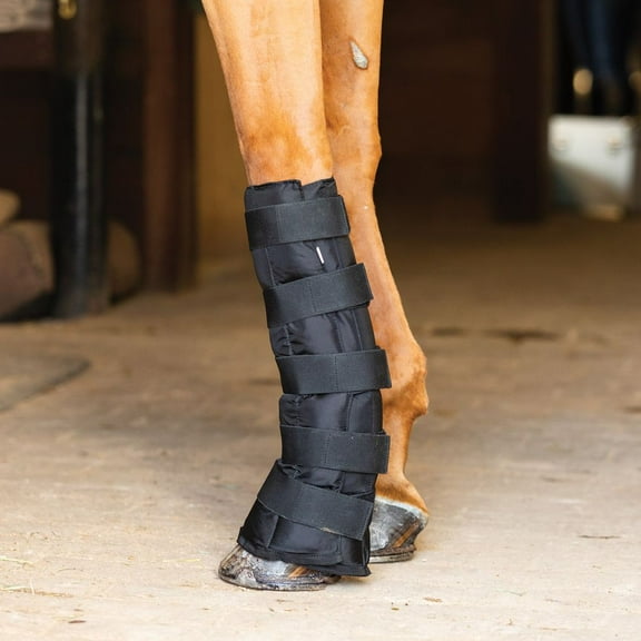 Dura-Tech Evercool Leg and Hoof Horse Wraps | Color Black | Size Full Size