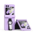 thumbnail image 1 of for Samsung Galaxy Z Flip 5 Case Spring Hinge Protection, Z Flip 5 Case with Ring Holder, All-Inclusive PC Shockproof Cover for Z Flip 5, 1 of 5