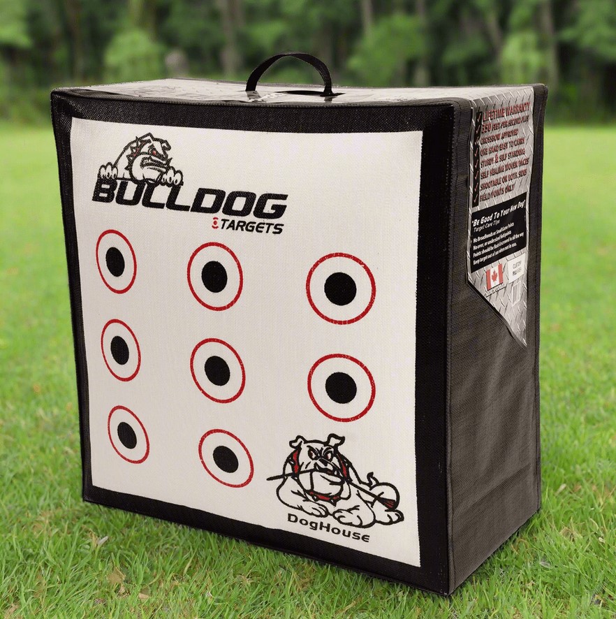 Bulldog Doghouse XL 450 Archery Target STANDARD Series with 15lb