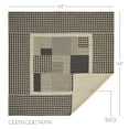 thumbnail image 4 of VHC Brands Navy Checkered Cotton Quilt Set, Queen, 4 of 5