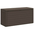 thumbnail image 6 of vidaXL Storage Box Brown Polypropylene 45.7x17.3x21.7 in Storage Box, 6 of 9