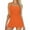 Orange, variant on WIZUTIZ Womens Tankini Bathing Suits T-shirt Slimming Adjustable Spaghetti Strap High Waist Swim Top with Bottom Solid Bathing Suit Sleeveless Square Neckline Swimsuits 2 Piece Beach Light Blue