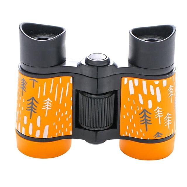 Feltree Portable 4 Magnification Lens Binoculars for 3-7 Years Old Kids Gift Telescope