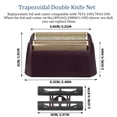 thumbnail image 4 of Barra de Cuchilla de Repuesto Sacumea para Wahl 5 Star Paquete de 2, 4 of 7