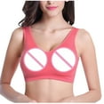 thumbnail image 3 of Fesfesfes Women Sport Bras Wireless Non-Marking Adjustable Yoga Sports Bra On Sale, 3 of 6