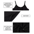 thumbnail image 2 of CASSIE LIZ Jumpsuit for Women 4X Black Sequin Plus Size Glitter Summer Jumpsuits Casual Spaghetti Strap Rompers Wide Leg Pants Overalls Dressy Trendy Outfits Clothes with Pocket 4XL 24W 26W, 2 of 3
