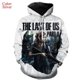 thumbnail image 3 of Sudadera con capucha con estampado 3D de The Last Of Us Part II para hombre y mujer, estilo hip hop, informal, de gran tamaño, 3 of 5
