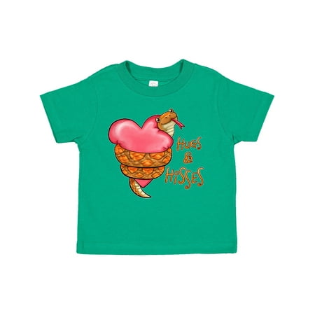 

Inktastic Hugs and Hisses- Cute Snake and Heart Gift Toddler Boy or Toddler Girl T-Shirt