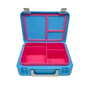 MrBeast Feastables Worlds Coolest Collectible Lunch Box, BPA-Free, Blue/Pink