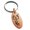Rose, variant on Stainless Steel Menacing Hydra Engraved Small Oval Charm Keychain Keyring