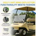 thumbnail image 6 of ZIHUI Foldable Windshield for Club Car | Golf Cart Windshield Replacement | Perfect Fit Golf Equipment for Club Cars with Original Glass  for Club Car DS gasoline or electric (2000-UP model), 6 of 8