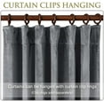 thumbnail image 4 of ZXNYH Ivory White Velvet Curtains - 96 inches Long Bedroom Privacy Drapes Luxury Home Decoration for Wall Backdrops Room Darkening Window Curtains for Nursery/Wedding, W52 x L96, 2 Panels, 4 of 7