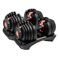 thumbnail image 1 of Set de 2 Mancuernas Ajustables Pesas Automaticas 2 A 24kg Centurfit Gym, 1 of 5