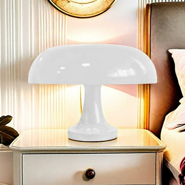 Meitianfacai Table Lamp Orange LED Lamp Table Lamp Bedside Lamp With Cable 3000K/4000K/6000K Lamp Night Light Decorative Modern Desk Lamp For, White
