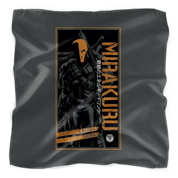Arrow: TV Series Deathstroke Mirakura Energy Drink Bandana (21 in x 21 in)
