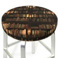 thumbnail image 3 of Naloa Bookshelves Round Bar Stool Cushion Cover 12-14 inch, Fits Kitchen, Office, Restaurant Chairs - 12 inch, 3 of 7