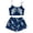 t-338Dark Blue, variant on ZHOGXU Women's Halloween Skeleton Print Pajamas Sleeveless Crop Camisole & Shorts Pajama Sets 2 Piece Loungewear Pjs,Grey,XXL