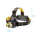 thumbnail image 3 of Faro LED Faro de pesca 3 modos Zoomable Impermeable Luz de camping al aire libre, 3 of 3