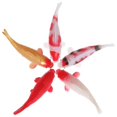 thumbnail image 1 of Koi Fish 5Pcs PVC Fish Tank Decorations with Vivid Colors and Textures, 1 of 5