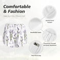 thumbnail image 4 of Balery Lavender Flowers Pantalones cortos deportivos para mujer con forro y dos bolsillos, elásticos, para entrenamiento, gimnasio, yoga-Small, 4 of 7