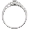 thumbnail image 2 of FB Jewels 14k White Gold .04 CT Diamond Ring Size 7, 2 of 2