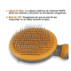 thumbnail image 4 of Cepillo Deslanador MASCOTAS  Malubro NARANJA GRIS, 4 of 4