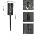 thumbnail image 4 of Luces Solares Para Caminos, Farolillos Solares Para Exteriores, Farol De Luna Y Estrella Hueca, Luces Decorativas Impermeables Para Pasarela, Jardín, Patio, Césped Cateissary HA035950-00, 4 of 6