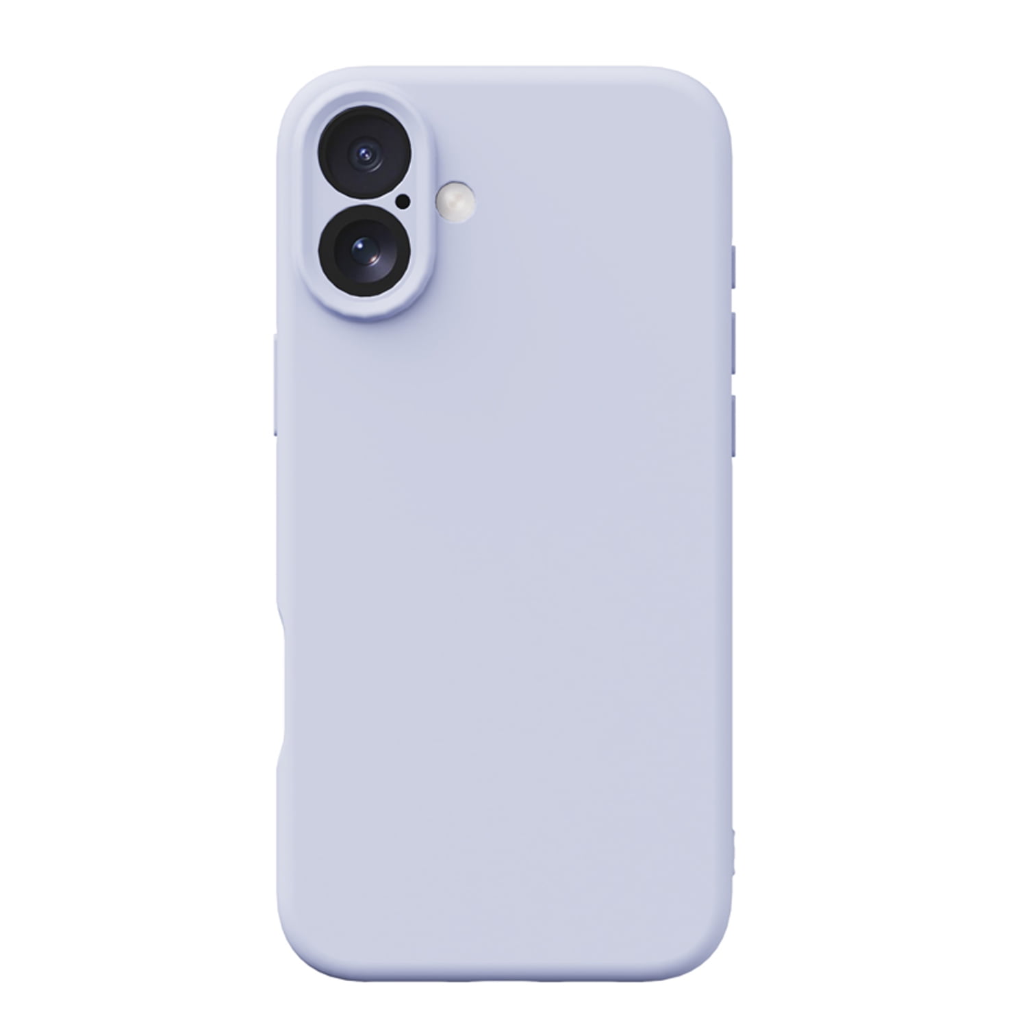 Liquid Silicone Case for iPhone 16 Plus, Premium Rubber Gel Silicone Case, Full Protection Soft Microfiber Lining Case Anti-Scratch Flexible Bumper Phone Cover for iPhone 16 Plus, Purple