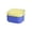 Blue, variant on 57oz Bento Lunch Box, 2-Tier Stackable Food Container with Portable Hidden Handle, Striped Non-Slip Surface, Microwave Safe for Office Picnic Travel
