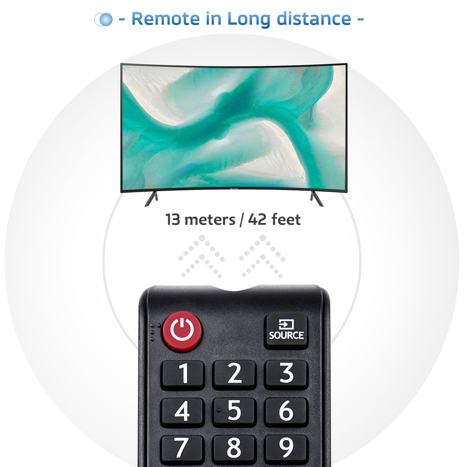 Telecomando Universale Per Smart TV, Sostituzione Del Telecomando Per Hdtv 4k Uhd Qled Curvo E Altro Ancora~p154116009 - Foto 8