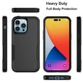 thumbnail image 7 of Njjex iPhone 14 Pro Max Case, [with a Screen Protector] Shockproof Full Coverage Protective Cover Phone Case for iPhone 14 Pro Max 6.7" Black, 7 of 7