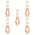 thumbnail image 4 of Clip para guantes de exterior de 5 piezas, clip anticaída para exteriores, soporte para clip para guantes de aleación de aluminio, clip antipérdida Naranja, 4 of 8