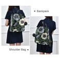 thumbnail image 4 of FORMRS Women's Travel Backpack Purse Anti-Theft Hidden Pockets Casual Shoulder Bag, Dark Floral, 4 of 7