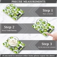 thumbnail image 3 of High Precision Digital Kitchen Scale Tempered Glass Food Scale Multifunction Scale Small Kitchen Appliances Cartoon Green Apples Pattern, 3 of 7