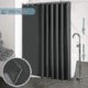 thumbnail image 4 of Shower Curtain 240x200 Cm, With 16 Hooks, Extra Wide, Weighted, Mildew Resistant, Dark Grey, Waterproof, Large Bath Curtains, Polyester Fabric, Antiba, 4 of 5