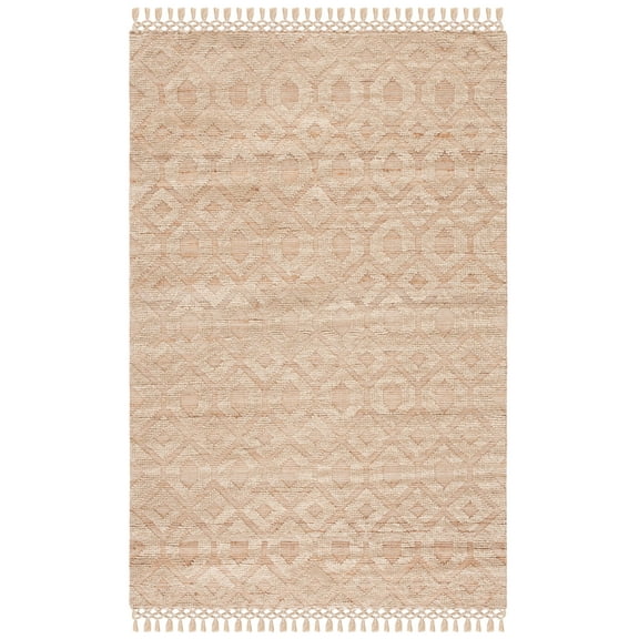 SAFAVIEH Natural Fiber Erksine Geometric Area Rug, Natural/Beige, 3' x 5'