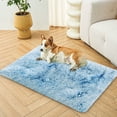 thumbnail image 2 of Pets Cat Bed Dog Crate Pad Ultra Soft Pet Bed, Washable Crate Mat for Small Dogs and Indoor Cats Reversible Fleece Dog Kennel Pad Cat Carrier Mat,16.8×11.8 inch, 2 of 7