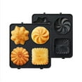 thumbnail image 1 of Labymos Waffle Plates 14*14cm Black Style B for Waffle Maker Type3003, 1 of 8