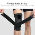 thumbnail image 4 of Genouillère avec Deux Sangles de Compression Réglables pour Course Randonnée Jogging Sports Volleyball Genouillères Récupération Utile pour Déchirure du Ménisque et Arthrite, 4 of 8
