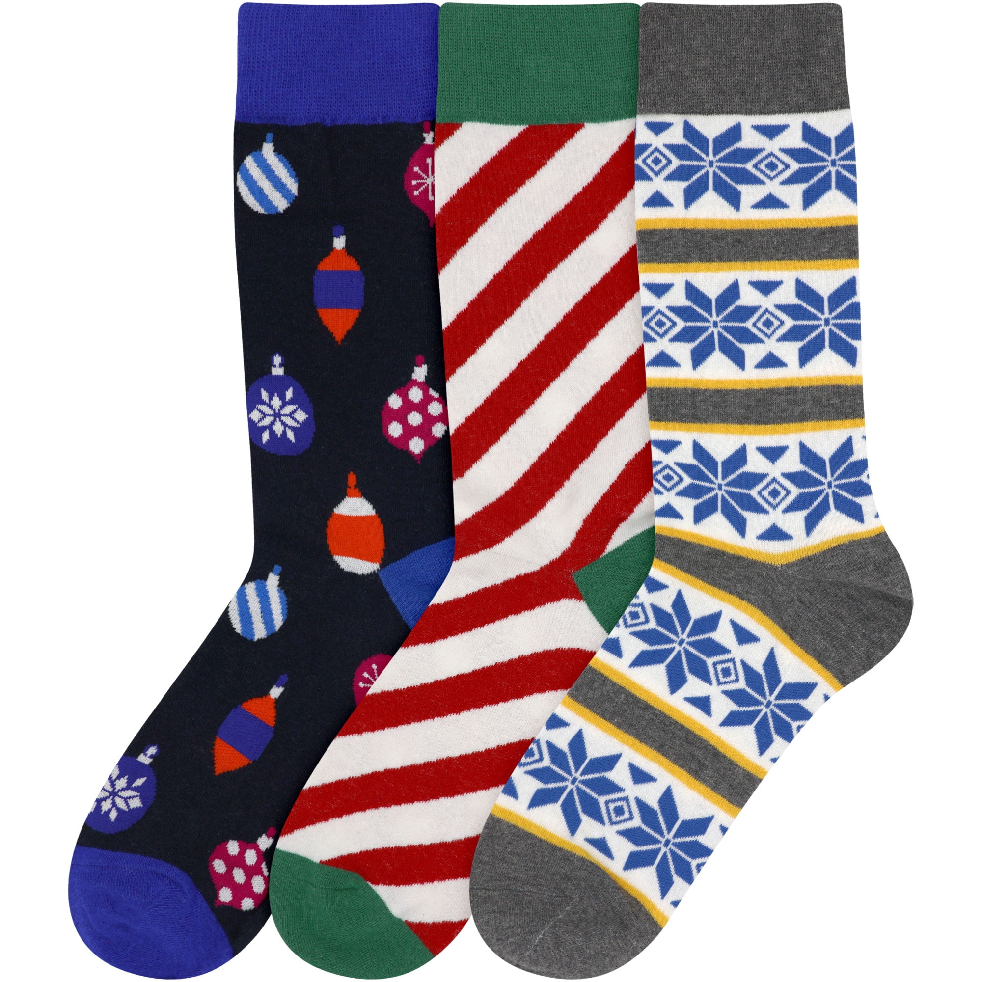 christmas dress socks mens NWT Santa X-Mas Dress Socks Novelty Men 8-12 Light Red Crazy Fun Sockfly